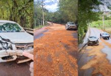 Itabirito: batida entre carros trava trânsito perto da ponte entre Padre Adelmo e Padre Eustáquio Itabirito: batida entre carros trava trânsito perto da ponte entre Padre Adelmo e Padre Eustáquio