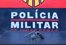 Mariana: após denúncia, PM prende homem com revólver em Cachoeira do Brumado Mariana: após denúncia, PM prende homem com revólver em Cachoeira do Brumado