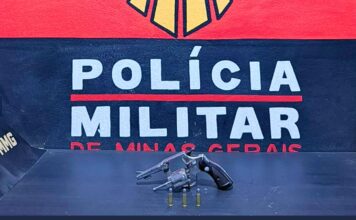 Mariana: após denúncia, PM prende homem com revólver em Cachoeira do Brumado Mariana: após denúncia, PM prende homem com revólver em Cachoeira do Brumado