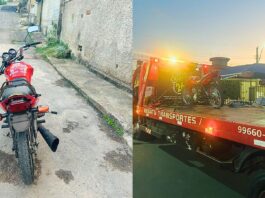 Itabirito: condutor faz manobras perigosas no Centro e é preso pela GCM com moto adulterada no São José Itabirito: condutor faz manobras perigosas no Centro e é preso pela GCM com moto adulterada no São José