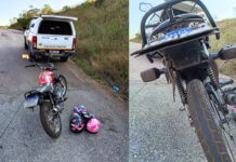 Itabirito: no Saboeiro, jovem é preso pela GCM por encobertar placa da moto com fita isolante Itabirito: no Saboeiro, jovem é preso pela GCM por adulteração de placa de motocicleta