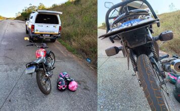 Itabirito: no Saboeiro, jovem é preso pela GCM por encobertar placa da moto com fita isolante Itabirito: no Saboeiro, jovem é preso pela GCM por adulteração de placa de motocicleta