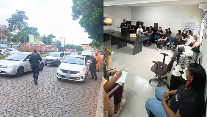 Blitzes e palestras: GCM mobiliza Itabirito por um trânsito mais seguro