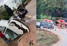 Choque entre carros mata 1 deixa e 3 feridos na BR-356, próximo ao Alphaville; helicóptero acionado Choque entre carros mata 1 deixa e 3 feridos na BR-356, próximo ao Alphaville; helicóptero acionado