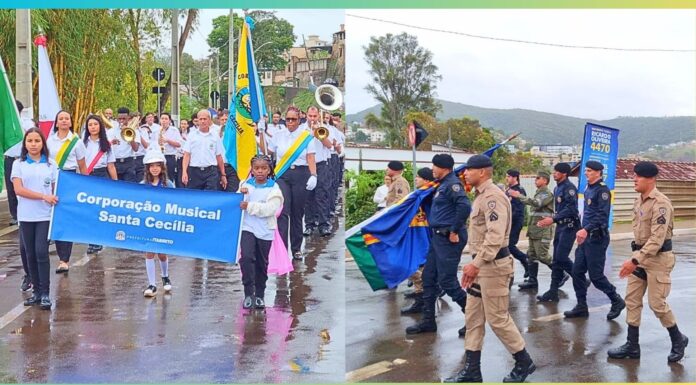 Itabirito, 7 de Setembro: por causa da chuva, desfile das escolas é cancelado Itabirito, 7 de Setembro: por causa da chuva, desfile das escolas é cancelado