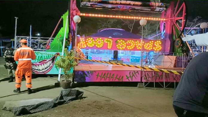 Menino (11 anos) morre ao ser atingido por brinquedo em parque de diversões no interior de Minas