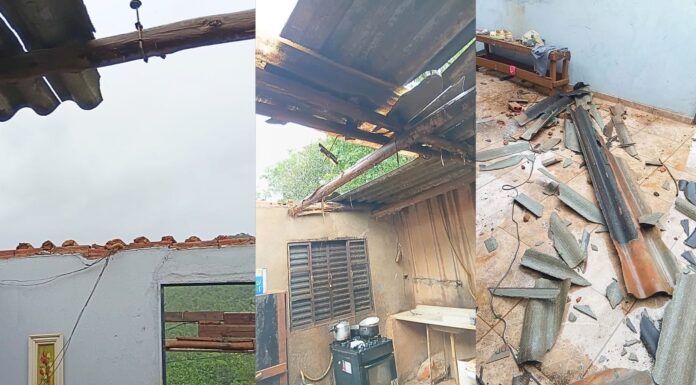 Itabirito: chuva destrói casa no Marzagão, e Associação pede ajuda para família Itabirito: chuva destrói casa no Marzagão, e Associação pede ajuda para família