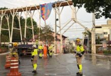 Após temporal, Defesa Civil isola Aqueduto Bicame, em Nova Lima, e orienta moradores a deixarem área Após temporal, Defesa Civil isola Aqueduto Bicame, em Nova Lima, e orienta moradores a deixarem área