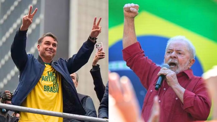 Flávio fica na frente de Lula no 1º turno, e eleição será decidida no 2º Flávio fica na frente de Lula no 1º turno, e eleição será decidida no 2º