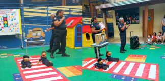 Itabirito: com fantoches e brincadeiras, GCM ensina segurança no trânsito em Cmei no São José Itabirito: com fantoches e brincadeiras, GCM ensina segurança no trânsito para crianças de Cmei no São José