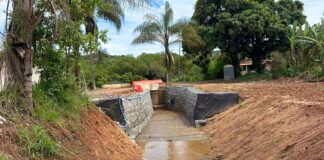 Ouro Preto reforça margens de córrego para proteger pontes contra erosões no Maracujá Ouro Preto reforça margens de córrego para proteger pontes contra erosões no Maracujá