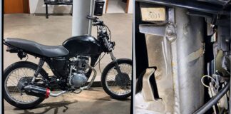 Adolescente é apreendido com moto furtada no Centro de Itabirito Adolescente é apreendido com moto furtada no Centro de Itabirito