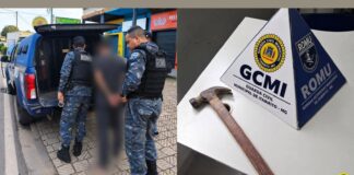 Confusão com martelo deixa ferido e termina com prisão no Centro de Itabirito Confusão com martelo deixa ferido e termina com prisão no Centro de Itabirito
