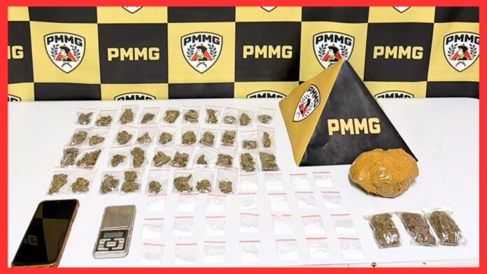 Ouro Preto: traficante é preso com maconha e cocaína nas proximidades de ferro-velho no Taquaral Ouro Preto: traficante é preso com maconha e cocaína nas proximidades de ferro-velho no Taquaral