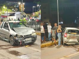 Itabirito: Palio e Strada se envolvem em violenta batida na Ponte de São Sebastião Itabirito: Palio e Strada se envolvem em violenta batida na Ponte de São Sebastião