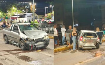 Itabirito: Palio e Strada se envolvem em violenta batida na Ponte de São Sebastião Itabirito: Palio e Strada se envolvem em violenta batida na Ponte de São Sebastião