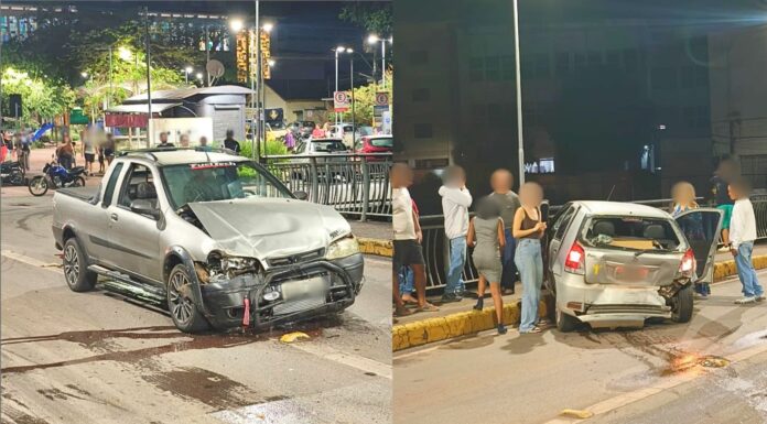 Itabirito: Palio e Strada se envolvem em violenta batida na Ponte de São Sebastião Itabirito: Palio e Strada se envolvem em violenta batida na Ponte de São Sebastião