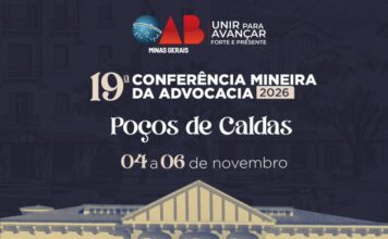 19ª Conferência Mineira da Advocacia debate futuro da profissão, tecnologia e democracia em Poços de Caldas